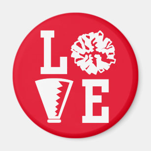 Cheerleader Liebe Magnet