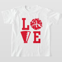 Cheerleader Liebe T - Shirt