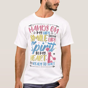Cheerleader Mädchen Cheer Coach Frauen Cheerleader T-Shirt