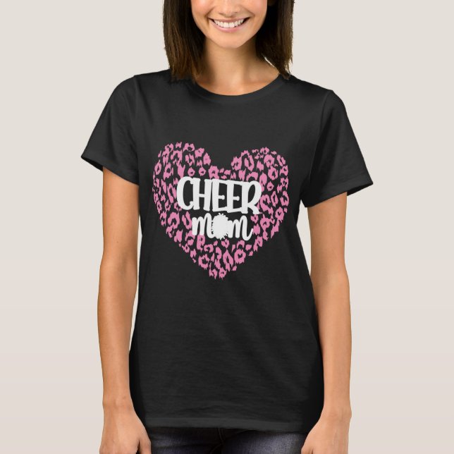 Cheerleader Mama Cheerleader Moth - Mama Proud T-Shirt (Vorderseite)