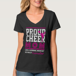 Cheerleader Mother Cheer Mama Parents Stolz Cheer T-Shirt