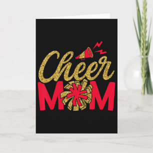 Cheerleader-Mutter Cheerleading Cheer-Mutter Karte