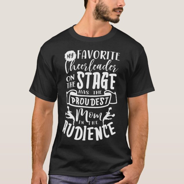 Cheerleader-Mutter Cheerleading Cheering Squad Che T-Shirt (Vorderseite)