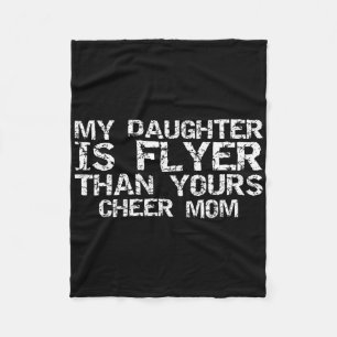 Cheerleader-Mutter Meine Tochter ist ein besserer Fleecedecke