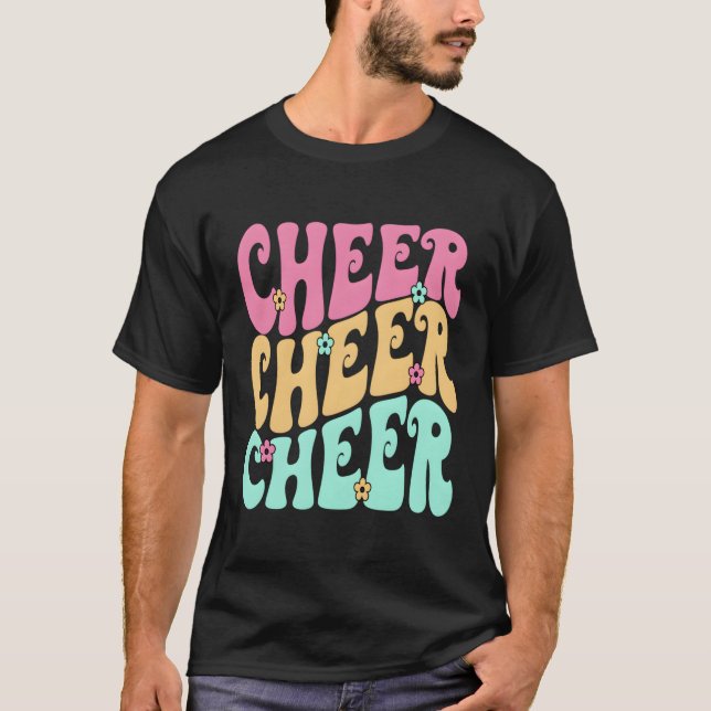 Cheerleader N Squad Cheer Practice T-Shirt (Vorderseite)