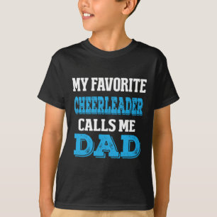 Cheerleader nennt mich Dad Cheer Vater Männer Chee T-Shirt