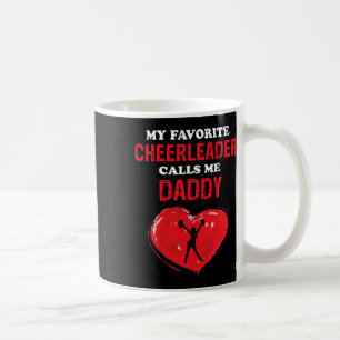 Cheerleader nennt mich Daddy Cheer Väter Cheerlead Kaffeetasse
