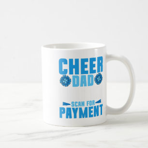 Cheerleader Papa Cheerleading Cheer Papa Scan Für Kaffeetasse