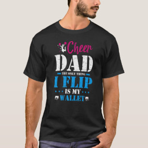 Cheerleader Papa Vater Daddy Großvater Vater D T-Shirt