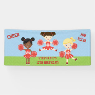 Cheerleader Party Banner