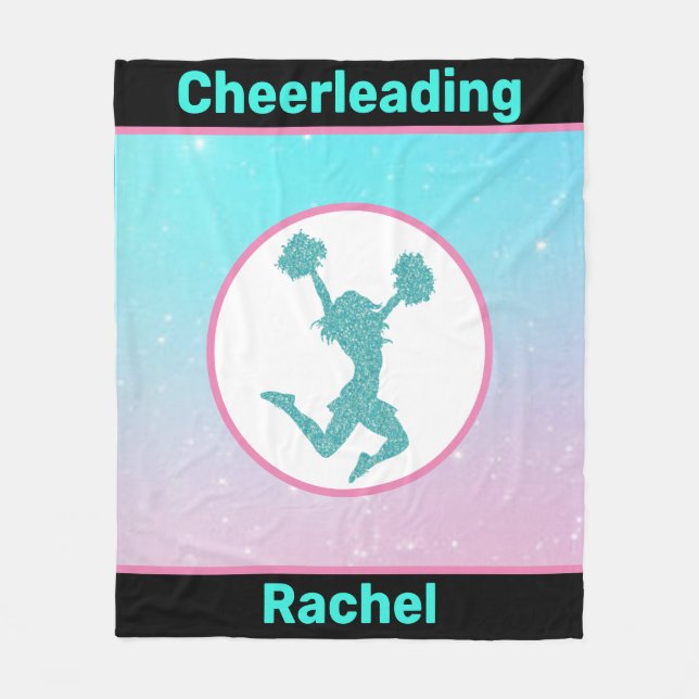 Cheerleader Pastel Fleece Blanket (Vorderseite)