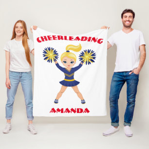 Cheerleader Personalisiert Fleece Blanket