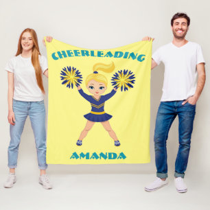 Cheerleader-Personalisierte Fleece-Decke Fleecedecke