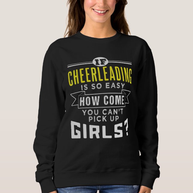 Cheerleader Pick Up Girls Sweatshirt (Vorderseite)