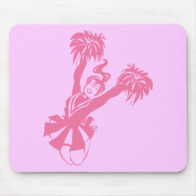 Cheerleader Pink Mousepad (Vorne)