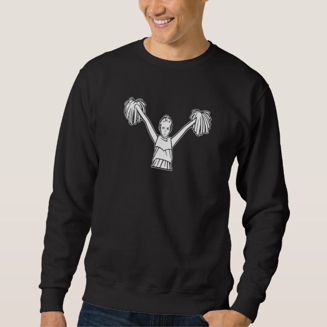 Cheerleader Pom Pom - Cheercaptain Cheerleading Pr Sweatshirt (Vorderseite)