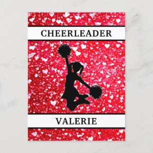 Cheerleader Postkarte