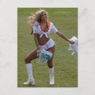 Cheerleader Postkarte