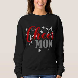 Cheerleader Proud Cheer Mama Pride Sports Support Sweatshirt