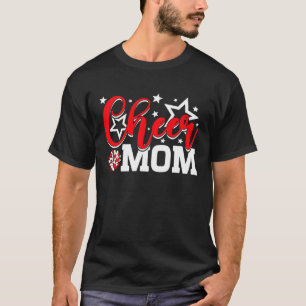 Cheerleader Proud Cheer Mama Pride Sports Support T-Shirt