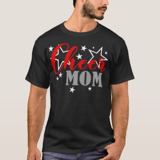 Cheerleader Proud Cheer Mama Pride Sports Support T-Shirt