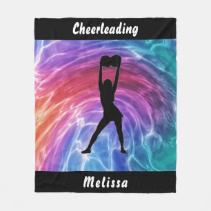 Cheerleader Rainbow Waves Fleecedecke