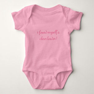 Cheerleader-rosa Ballettröckchen Onsie Baby Strampler