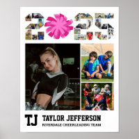 Cheerleader Senior 2025 Sport Foto Collage