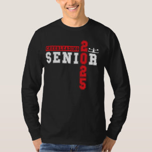 Cheerleader Senior Night Cheer Senior 2025 Gradua T-Shirt