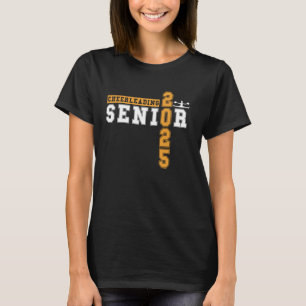 Cheerleader Senior Night Cheer Senior 2025 Gradua T-Shirt
