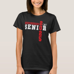 Cheerleader Senior Night Cheer Senior 2025 Gradua T-Shirt