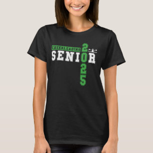 Cheerleader Senior Night Cheer Senior 2025 Gradua T-Shirt