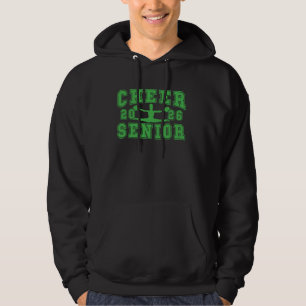 Cheerleader Senior Night Cheer Senior 2026 Gradua Hoodie
