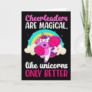 Cheerleader sind magische Cheerleading-Cheer Cheer Karte