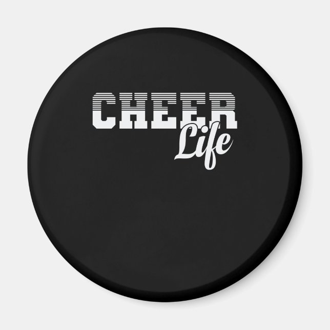 Cheerleader Sport turnen anfeuern Magnet (Vorne)