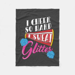 Cheerleader-Sportgeschenk Fleecedecke