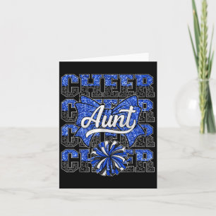 Cheerleader Tante Auntie Bow Sport Cheerleader Che Karte