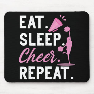 Cheerleader Tanz Cheerleader Girls essen Sleep Che Mousepad