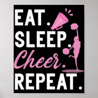 Cheerleader Tanz Cheerleader Girls essen Sleep Che