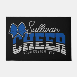 Cheerleader Team ADD NAME School Athlete Cheerlead Fußmatte