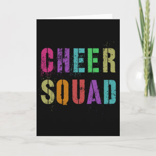Cheerleader-Team Cheer Squad Cheerleading-Schüler  Karte