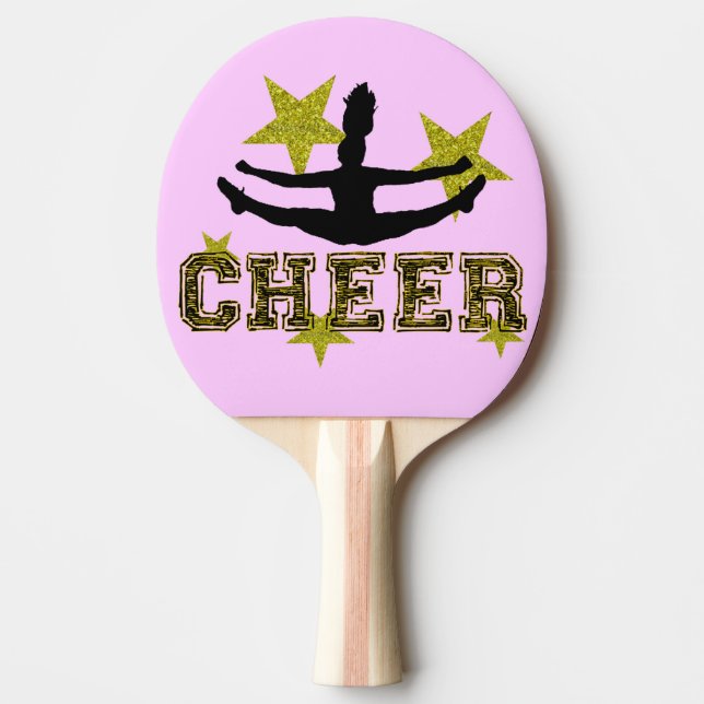 Cheerleader Tischtennis Schläger (Vorderseite)