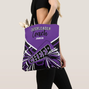 Cheerleader-Trainer - Lila, Schwarz & Weiß