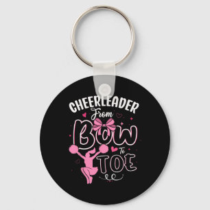 Cheerleader-Tumbling-Routine-Shirt Lustiges Cheerl Schlüsselanhänger
