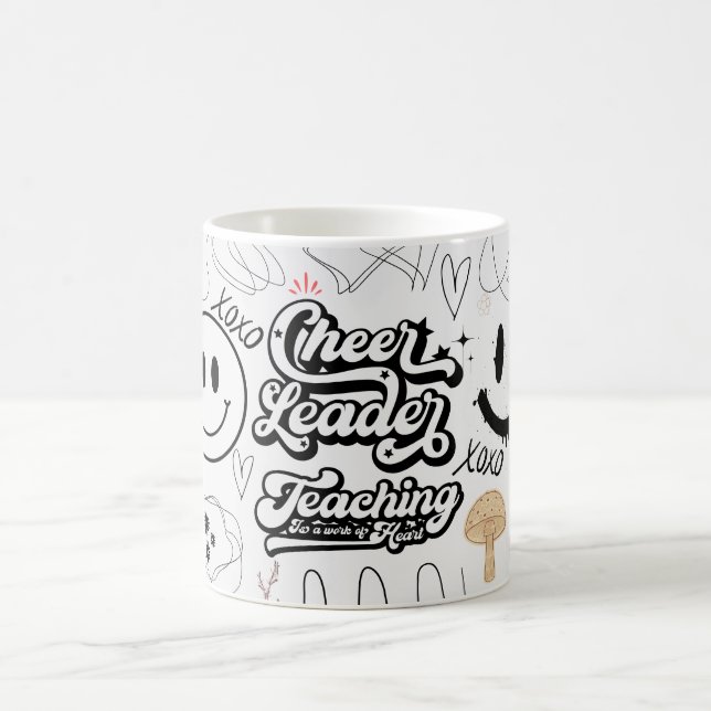 Cheerleader unterrichtet XOXO Kaffeetasse (Mittel)