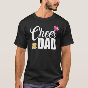 Cheerleader-Vater-Bier-Pompom-Stolzer-Papa-Trainer T-Shirt