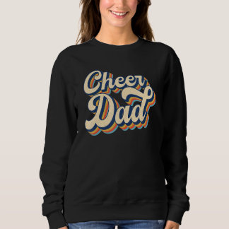 Cheerleader Vater Pater Cheerleader Retro Vi Sweatshirt