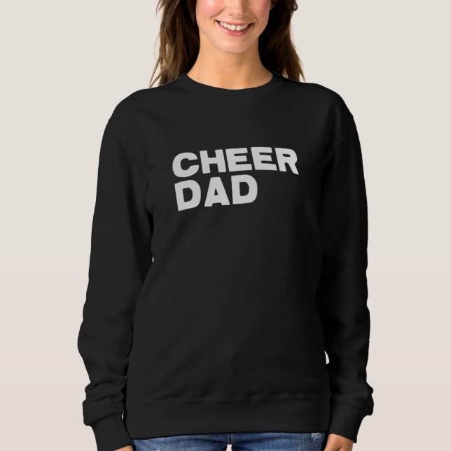Cheerleader Vater Vathers Day Cheerleader Liebe Ch Sweatshirt (Vorderseite)