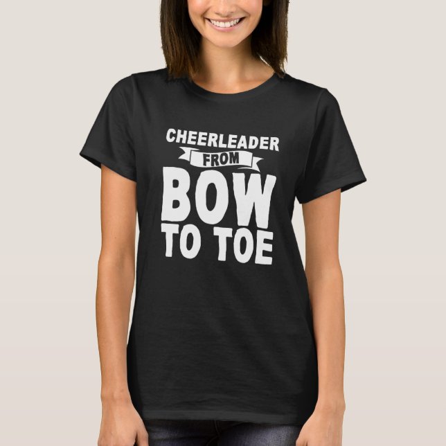 Cheerleader von Bow zu Zehn T-Shirt (Vorderseite)