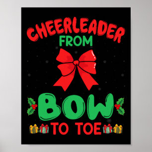 Cheerleader von Kopf bis Fuß Lustige Cheerleading Poster